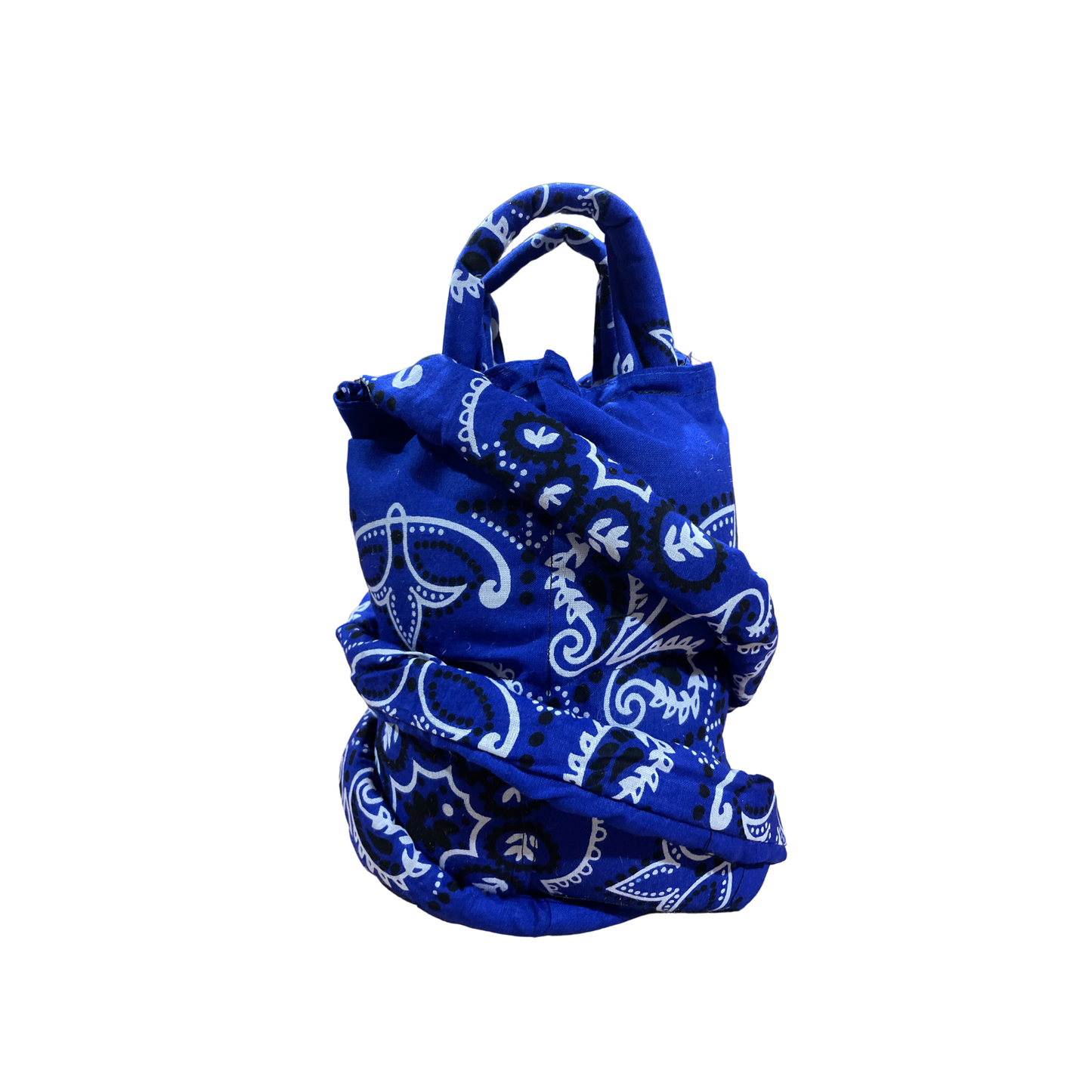 Paisley Mini Puffer Tote Bag