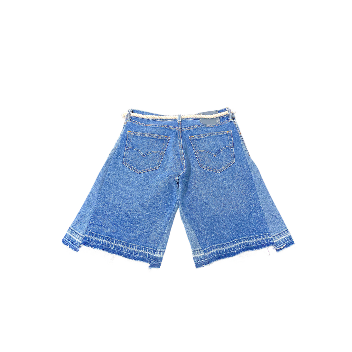 Denim “ Chavo “ Baggy Flare Shorts