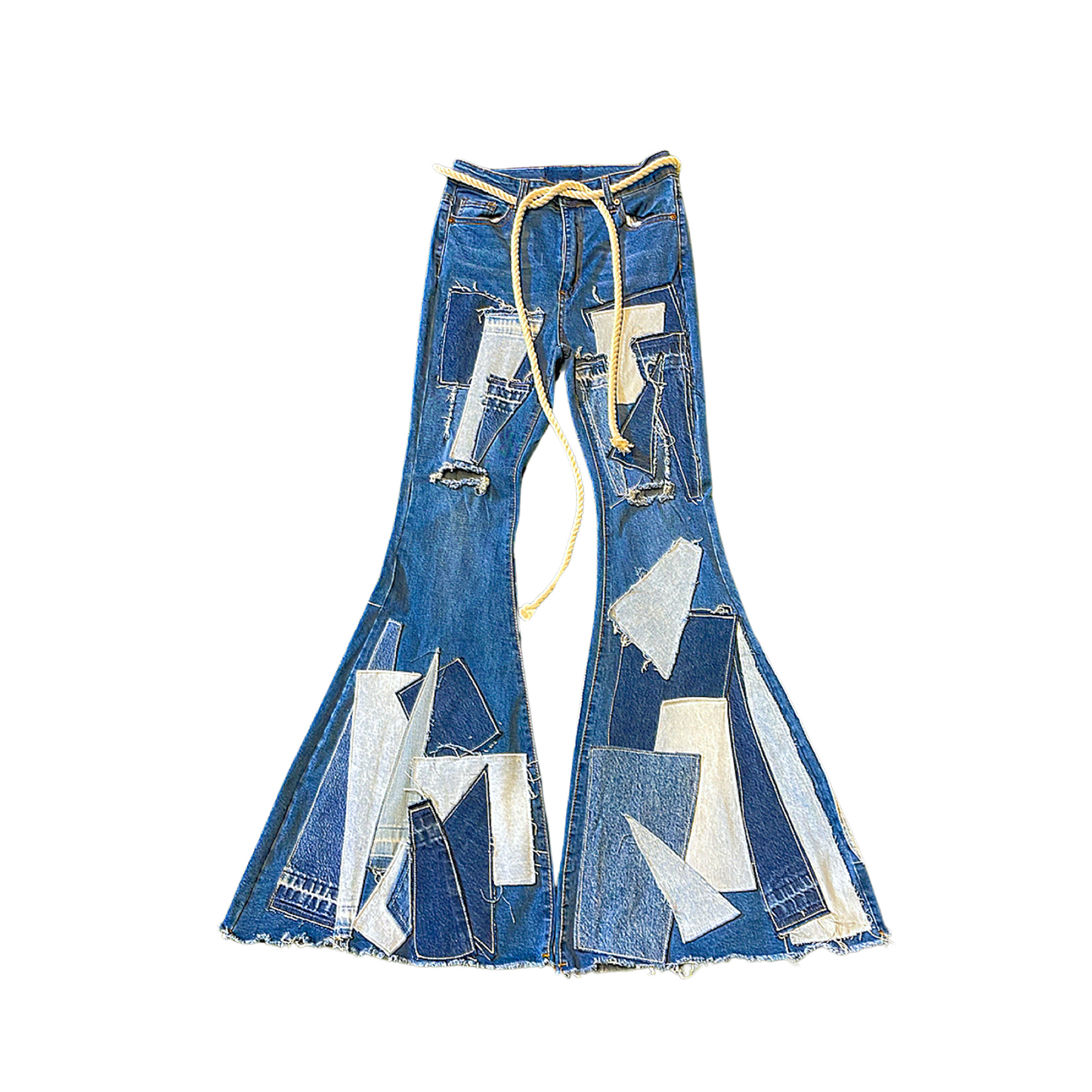 Women’s JT PatchWork Ultra Flare Jeans