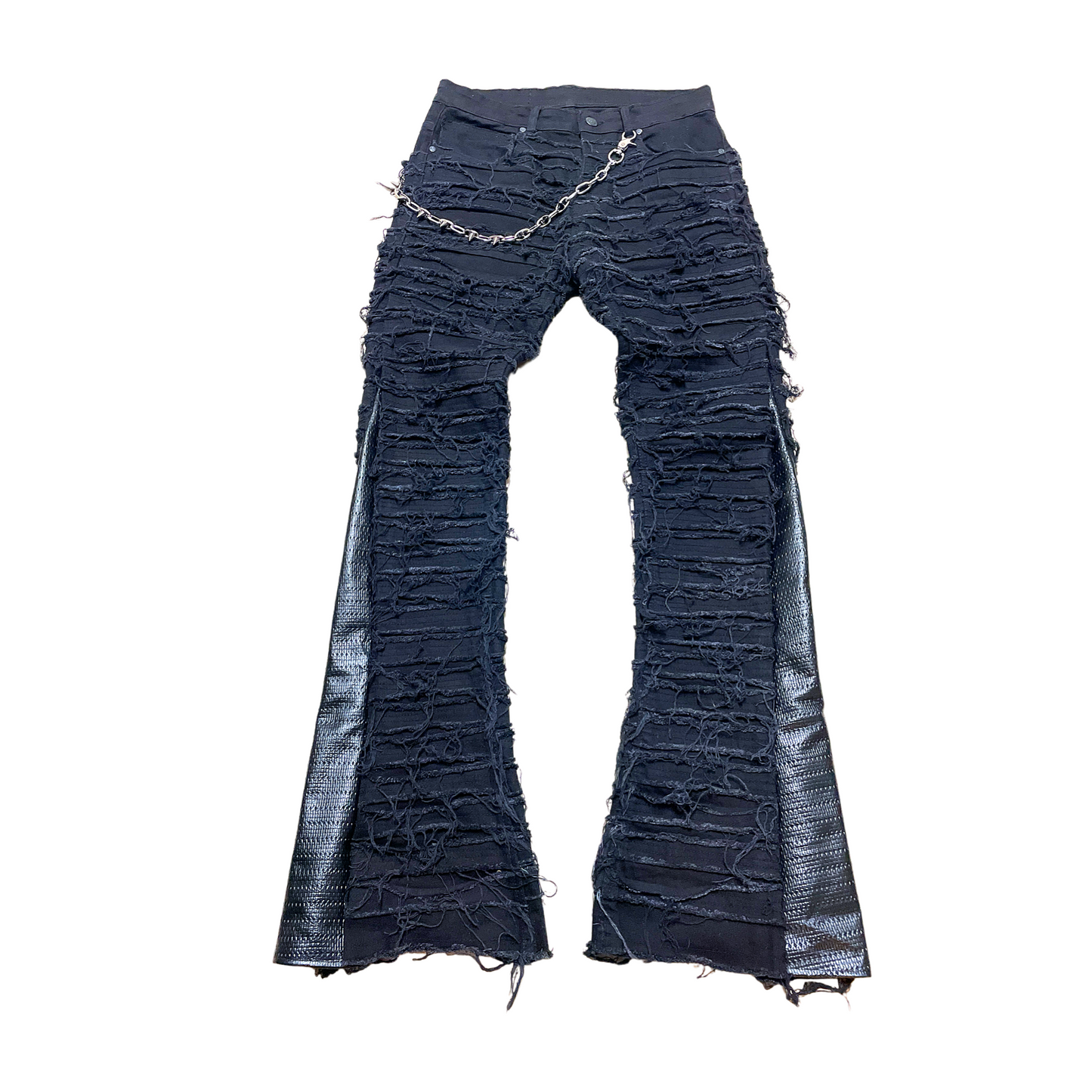 Agony Season “ DTLA “ Super Distressed Flares Jeans ..