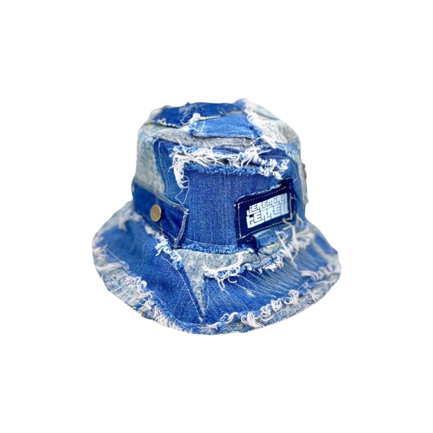 Jeremiah Terrell Patchwork Denim Bucket Hat